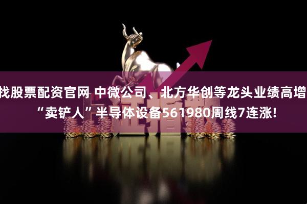 找股票配资官网 中微公司、北方华创等龙头业绩高增! “卖铲人”半导体设备561980周线7连涨!